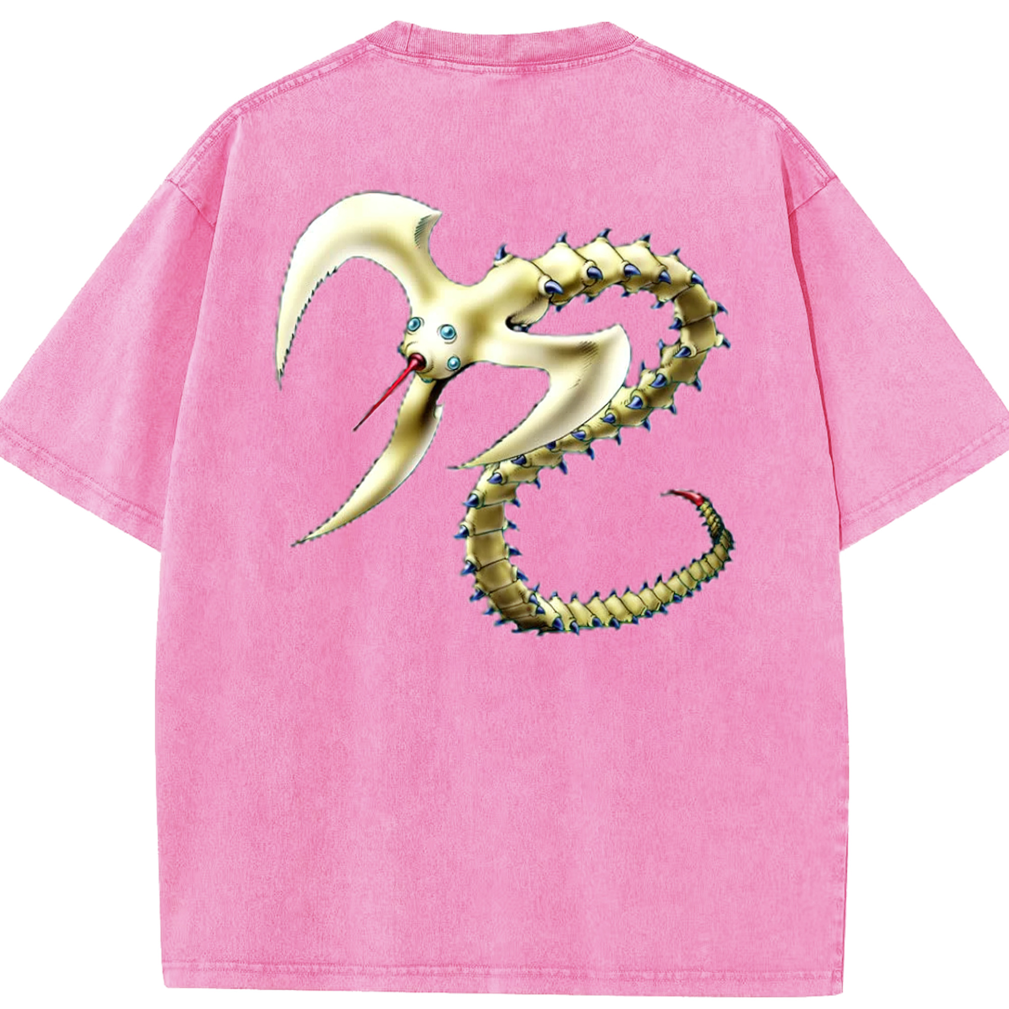 （画像用） 遊☆戯☆王 Yu-Gi-Oh! 綿100% ヴィンテージ風 半袖Tシャツ（背面プリント）